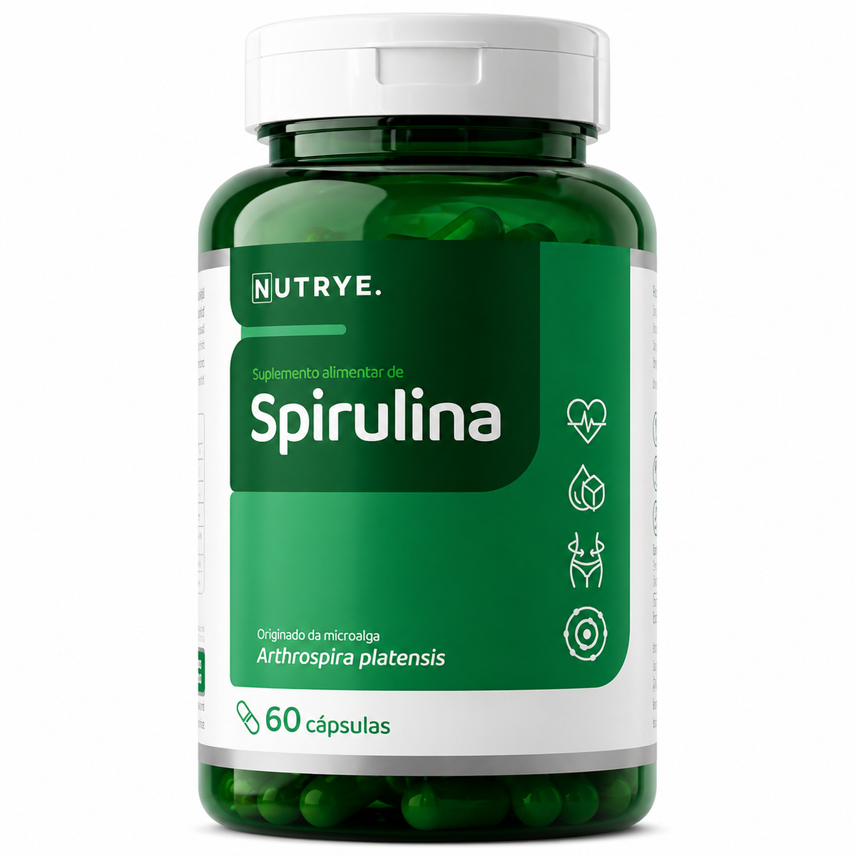Spirulina em Cápsulas | Suplemento Natural para Energia, Vitalidade e Bem-Estar