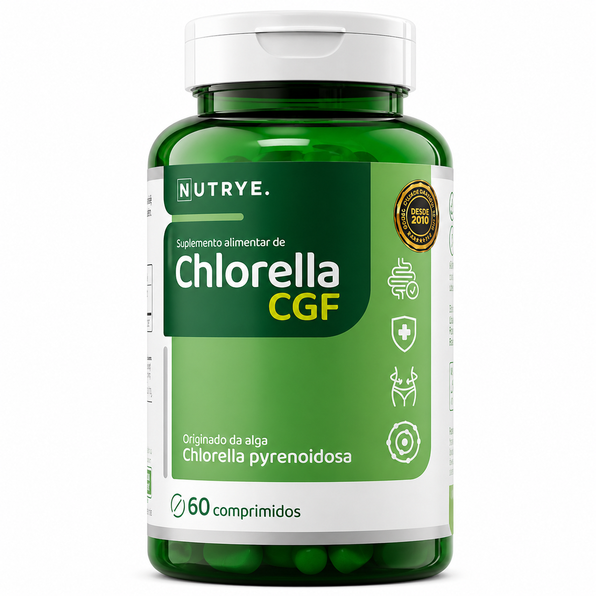 Chlorella CGF | Detox Natural, Energia e Bem-Estar | 60 Comprimidos