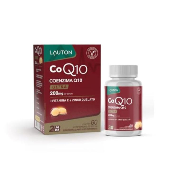 Coenzima Q10 200mg c/Vit E + Zinco Quelato (Clinical Series) - Lauton