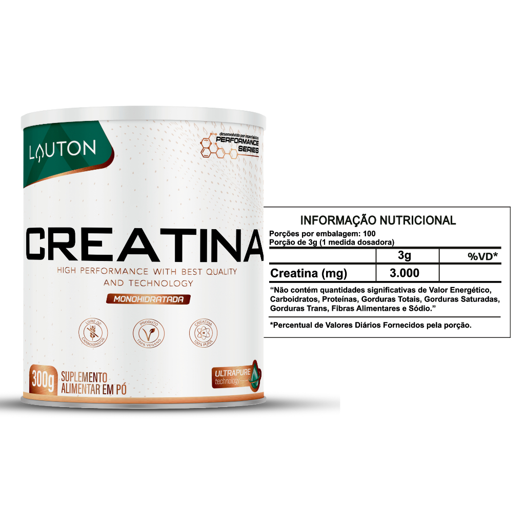 Creatina Monohidratada Ultrapure - Lauton