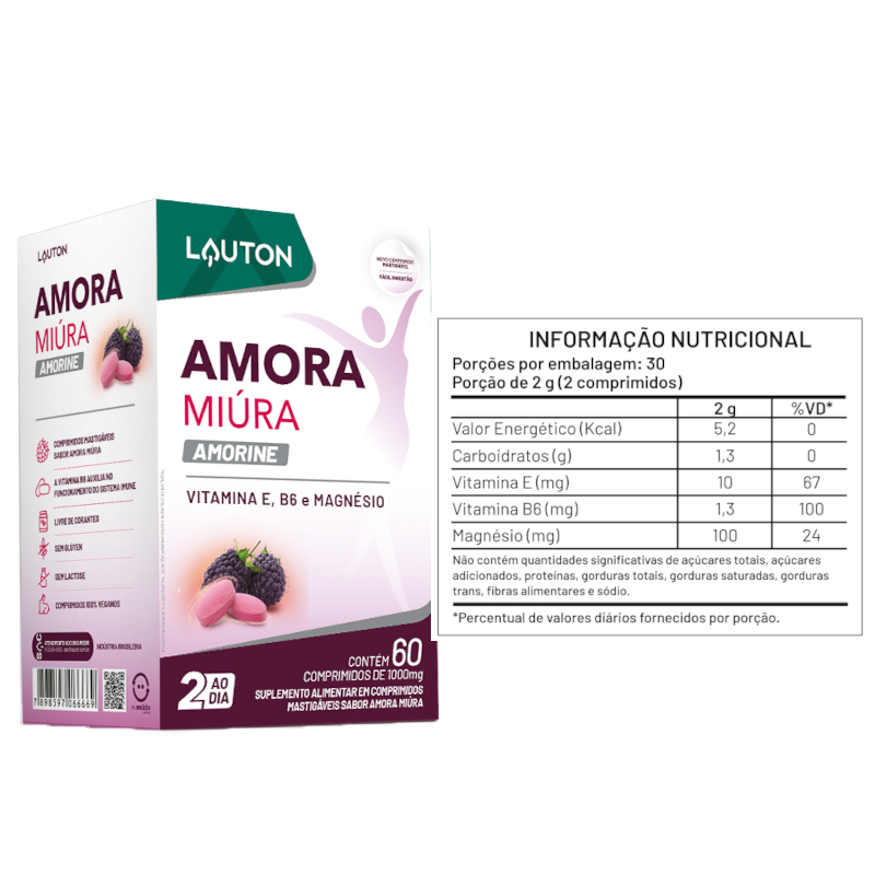 Amora Miúra Amorine 60 cps - Lauton