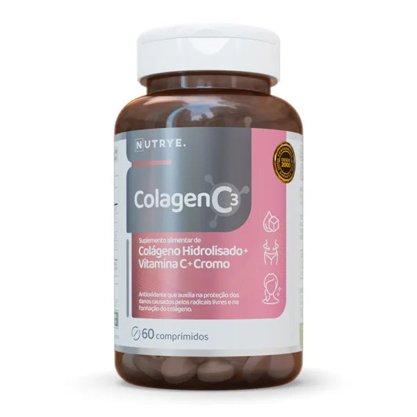 Colágeno Hidrolisado + Vitamina C + Picolinato de Cromo . 60 comprimidos
