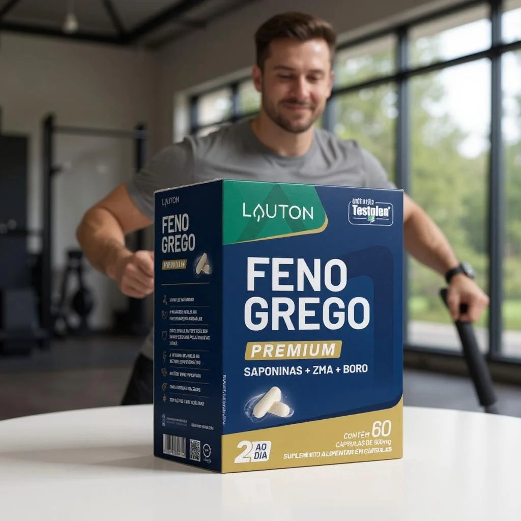 Feno Grego Testofen® + ZMA + Boro | Energia | Imunidade | Massa Muscular | Lauton Nutrição