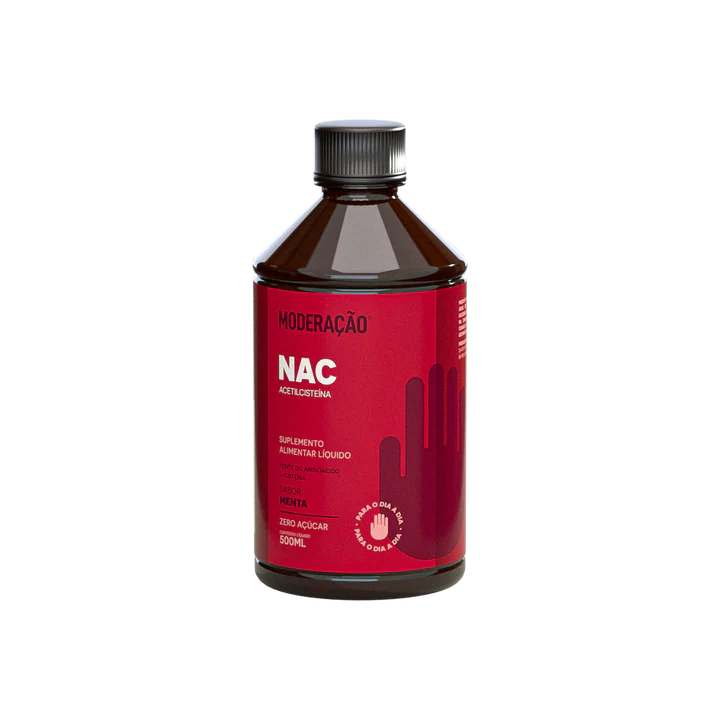 NAC Líquido (N-Acetilcisteína) – Antioxidante, Imunidade e Produção de Glutationa | Alta Absorção | 500 ml