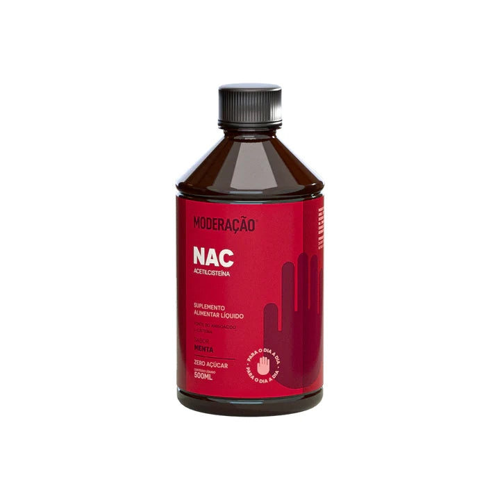 NAC Líquido (N-Acetilcisteína) – Antioxidante, Imunidade e Produção de Glutationa | Alta Absorção | 500 ml