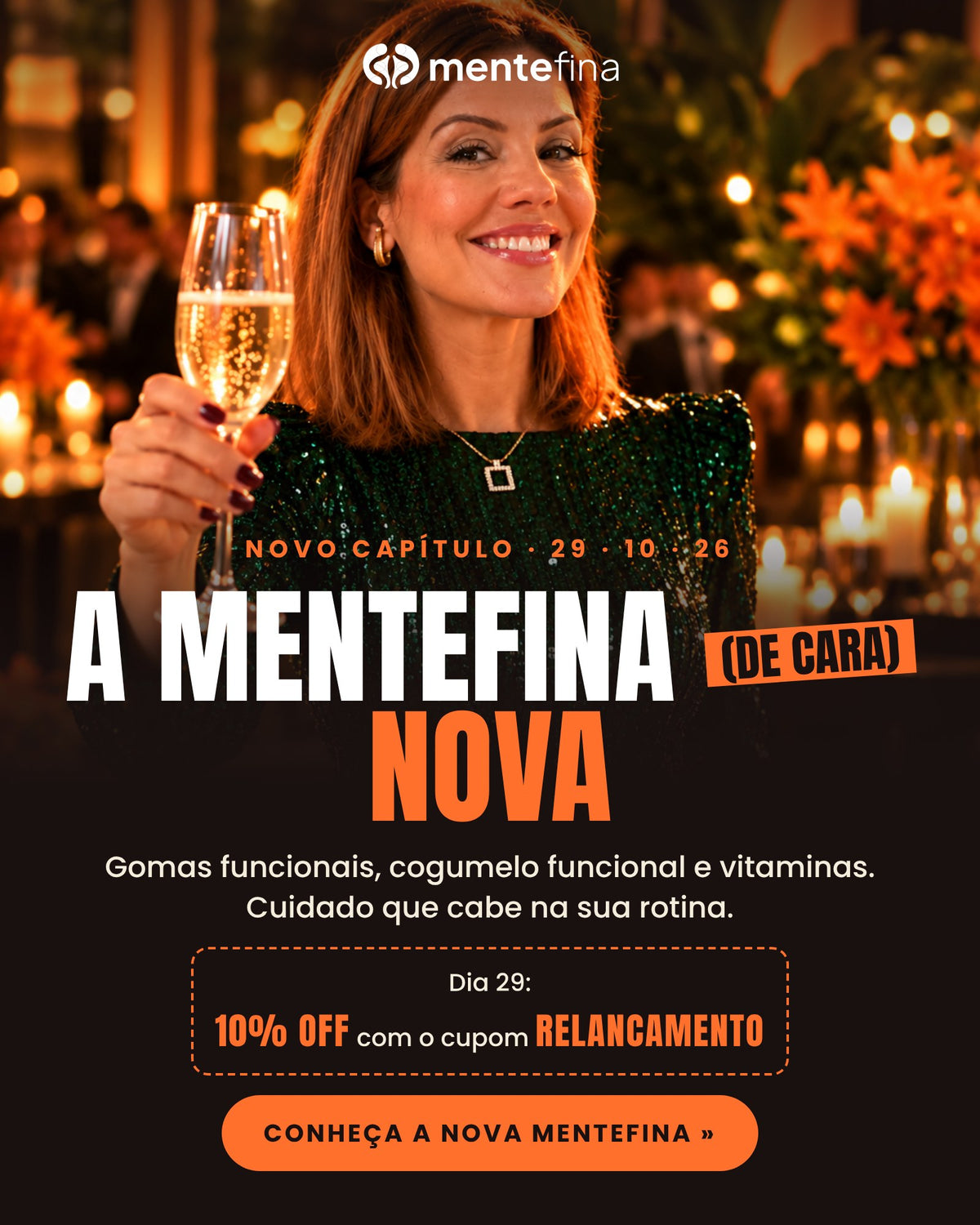 A Mentefina de cara nova - relançamento 29/10