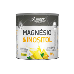 Magnésio & Inositol Body Action 210g sabor Abacaxi com Hortelã