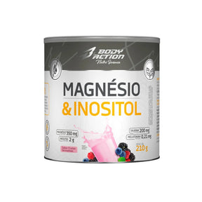 Magnésio & Inositol Body Action 210g sabor Frutas Vermelhas