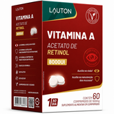 Vitamina A 8.000 UI | Saúde dos Olhos, Imunidade e Proteção das Mucosas | 60 Comprimidos