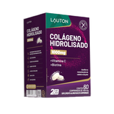 Colágeno Hidrolisado 1000mg com Vitamina C + Biotina – Lauton | Pele Firme, Unhas Fortes e Articulações Saudáveis | 60 Comprimidos
