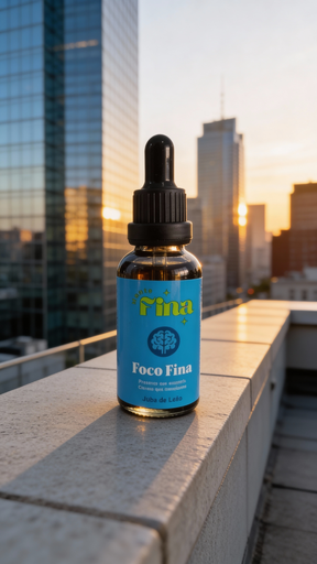 FOCO FINA Extrato concentrado de Cogumelo Juba de Leão | Clareza, Presença e Alta Performance Natural | Mente Fina