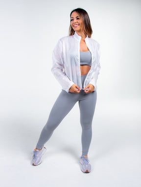 Jaqueta Corta Vento Feminina Flex – Leve, Compacta, com Zíper e Proteção UV 50+