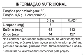 Licopeno 5mg | Proteção Antioxidante, Imunidade e Bem-Estar | Lauton Nutrition 60 Comprimidos