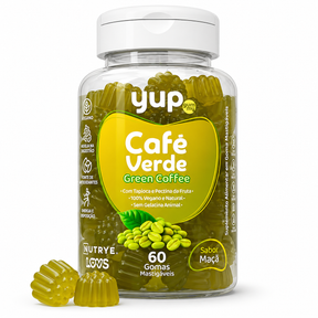 Gummy Café Verde Adulto | Green Coffee em Gomas para Energia, Disposição e Metabolismo | 60 Gomas