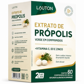 Própolis Verde em Comprimidos | Imunidade, Antioxidante e Bem-Estar | Lauton Nutrition 60 Comprimidos