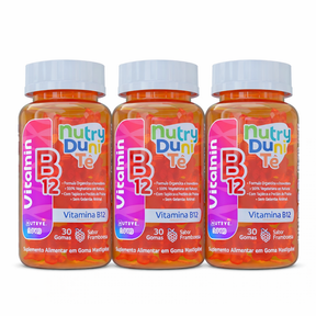 Gummy Kids Vitamina B12 (Metilcobalamina)  | Sabor Framboesa | 30 Unidades | Compre o tratamento para 2 ou 3 meses e tenha desconto progressivo.