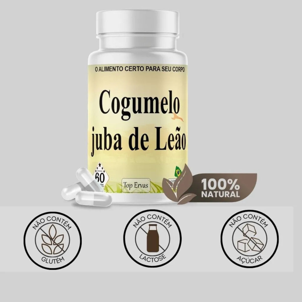 Cogumelo Juba de Leão – Foco, Clareza Mental e Saúde Cerebral Natural