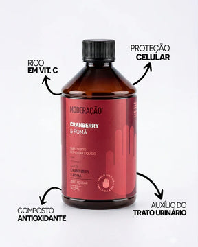 Cranberry & Romã – Suporte ao Trato Urinário e Proteção Antioxidante | Fórmula Líquida de Rápida Absorção
