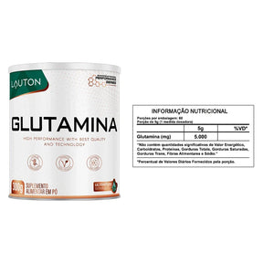 Glutamina Ultrapure 5g Lauton – Recuperação Muscular, Saúde Intestinal e Imunidade | Performance Series
