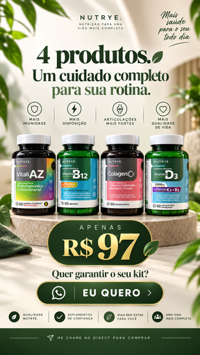 ✨ KIT COMPLETO MENTE FINA – CUIDADO DE DENTRO PRA FORA ✨