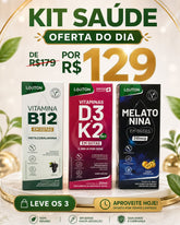 🌿 KIT SAÚDE - OFERTA DO DIA 🌿 gotinha super prática sublingual)