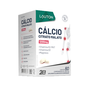CALCITRAX® Cálcio Citrato Malato c/D3 + K2 + Magnésio - Lauton