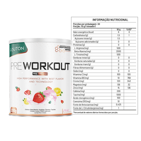 Pré Workout - Pré Treino Sabor Pink Lemonade | Lauton