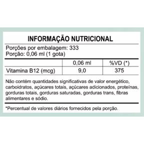 Vitamina B12 em Gotas Metilcobalamina - Lauton