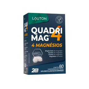 QUADRIMAG® 4 Magnésios 60 cps (Clinical Series) - Lauton