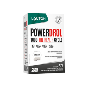 Powerdrol Precursor Hormonal de Testo, com Arginina, Acido Aspartico, Boro, Zinco, Magnésio - Lauton