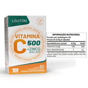 Kit Ferro + Vitamina B12 + Vitamina C - Lauton