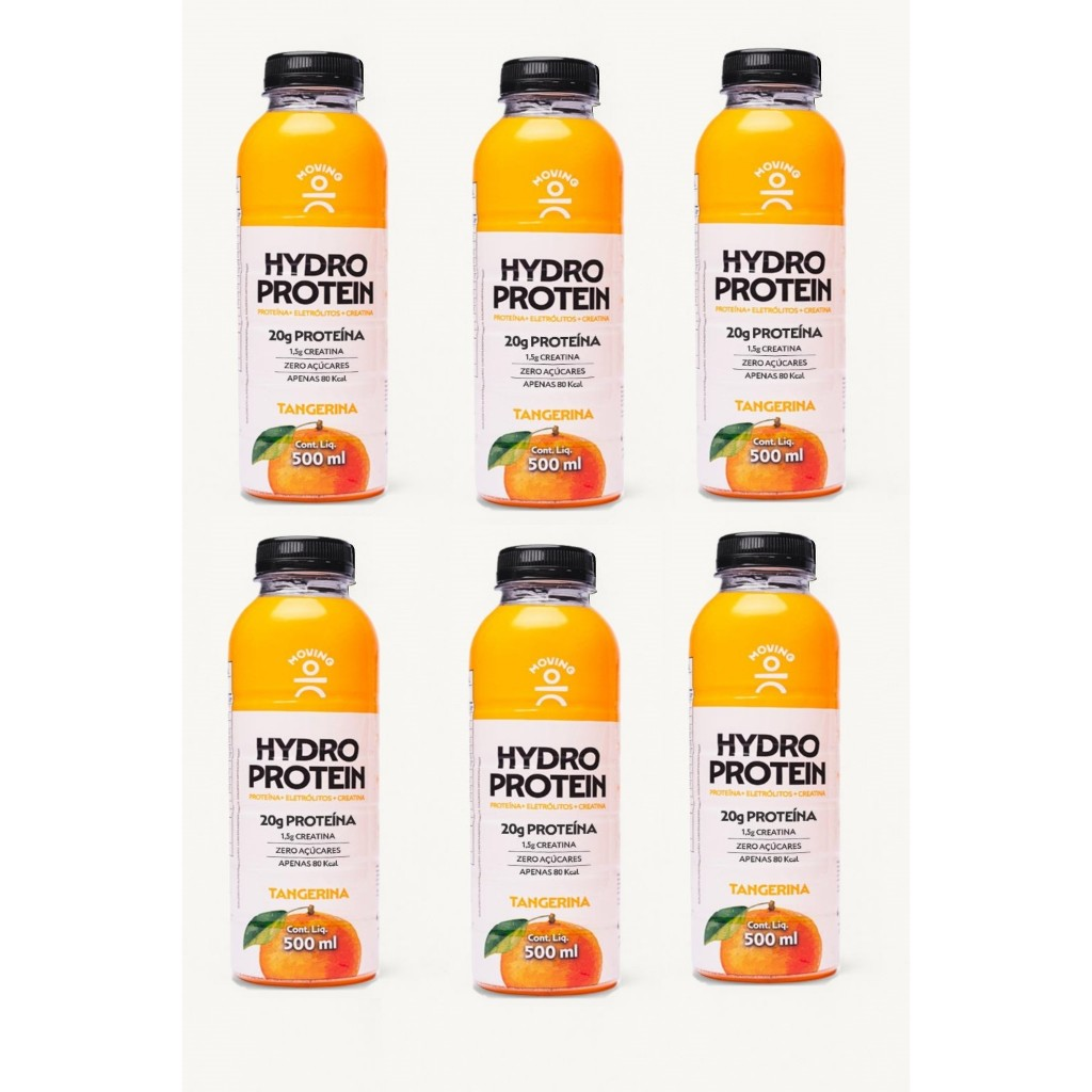Kit 6 Hydro Protein Tangerina 500ml - Moving