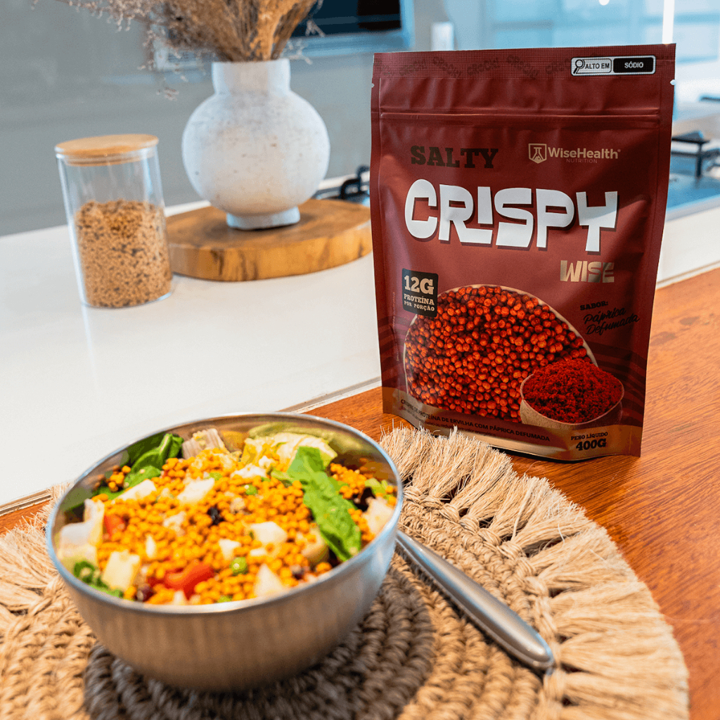 CRISPY WISE Salty (400g) - Crisp proteico sabor Páprica Defumada