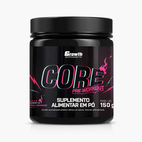 Pré-treino Core Growth Supplements sabor Pink Lemonade 150 g