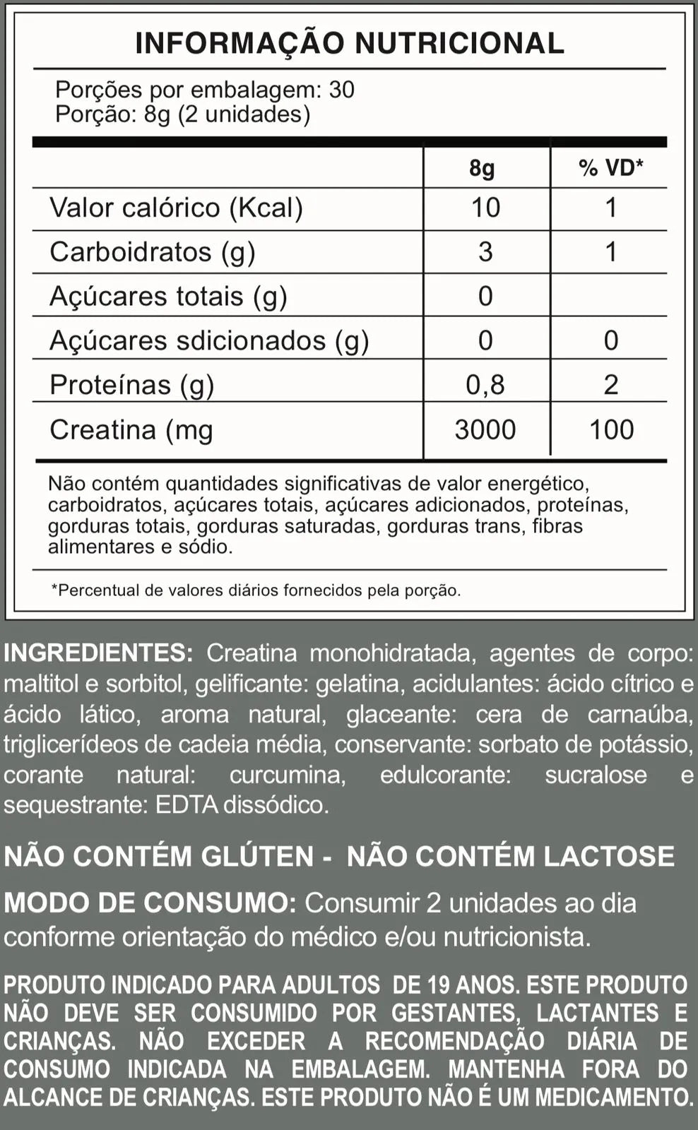 Creatina em Gomas – Força, Energia e Praticidade com Sabor Incrível de Maça Verde