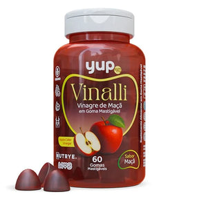 Gummy Vinalli – Vinagre de Maçã (Apple Cider Vinegar) – 60 Gummys | Com Extrato de Casca de Uva | Compre o tratamento para 2 ou 3 meses e tenha desconto progressivo.