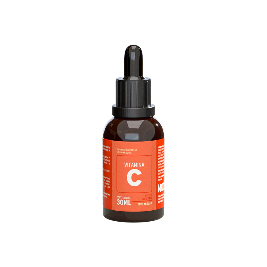 Vitamina C Líquida – Imunidade, Proteção Antioxidante e Saúde da Pele | Moderação | Alta concentração, rápida absorção e praticidade em gotas para o cuidado diário
