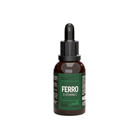 Ferro & Vitamina C Líquido – Energia, Imunidade e Alta Absorção | Moderação | Ferro bisglicinato + vitamina C em gotas para mais tolerância, eficácia e praticidade no dia a dia