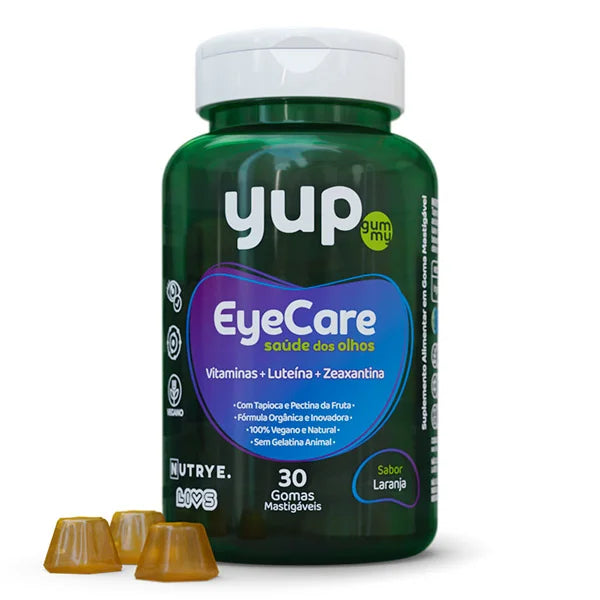 Gummy EyeCare (Saúde dos Olhos) – YUP | Vitaminas + Luteína + Zeaxantina | 30 Unidades | Compre o tratamento para 2 ou 3 meses e tenha desconto progressivo.