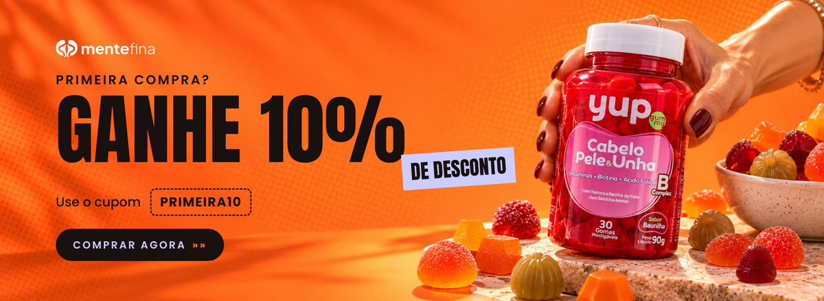 Primeira compra? Ganhe 10% de desconto com o cupom PRIMEIRA10