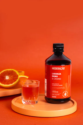 Laranja Moro & Cromo Líquido – Equilíbrio Metabólico, Controle do Apetite e Ação Antioxidante | Líquida e pronta para consumir