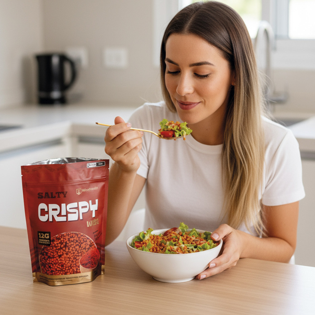 CRISPY WISE Salty (400g) - Crisp proteico sabor Páprica Defumada
