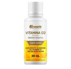 Vitamina D2 Growth Supplements gotas sabor menta 20 mL