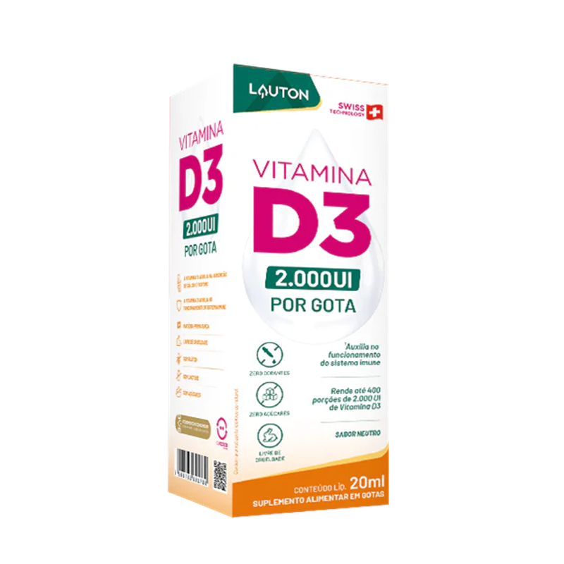 Vitamina D3 Líquida 50mcg
